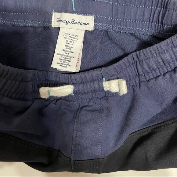 Tommy Bahama Kids Shorts French Terry Color Block Boy's Size Large 10-12 - Picture 3 of 5
